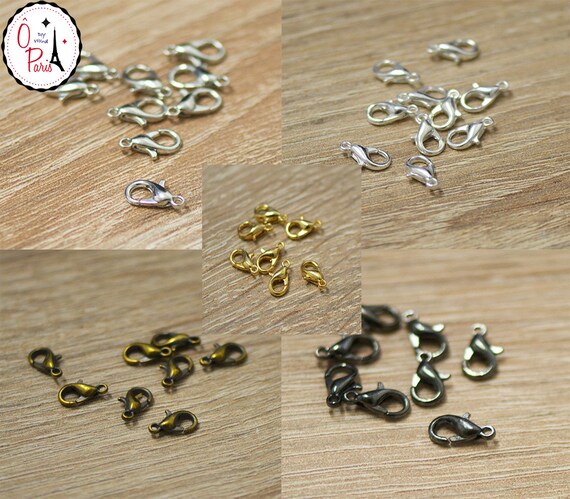 5//10X Silver Gold Lobster Clasp Necklace Bracelet Accessory Jewelry Making Craft