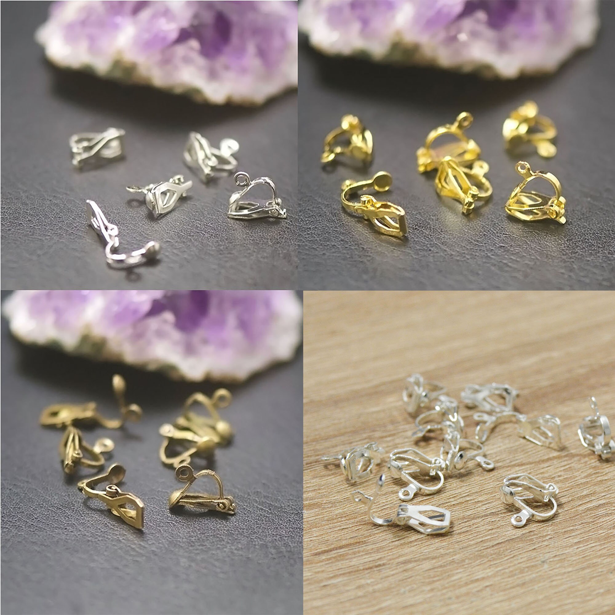 20 Clasps for Earring in Single Clip 3 Colors to Choose From Etsy Singapore