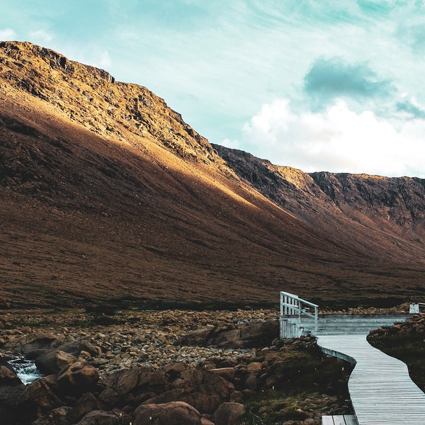 Print of the Tablelands at Gros Morne National Park, Newfoundland