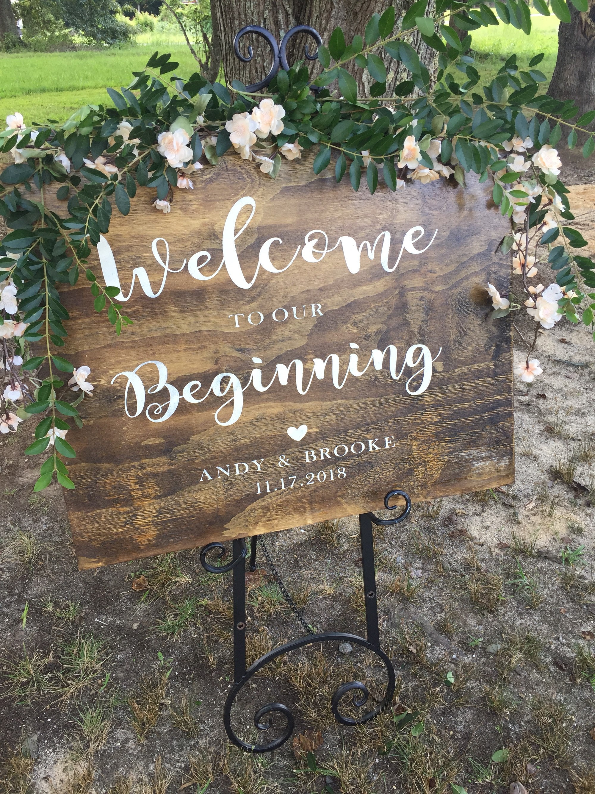 Welcome To Our Beginning Sign Hobby Lobby - kqat4re