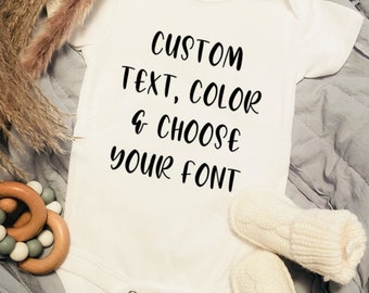 personalized custom Onesie® | Funny onesies® | Funny Baby Shower Gift | Hipster Baby | Boho Baby Clothes | Funny Baby Bodysuit