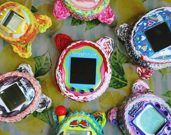 EARS!! CUSTOM Tamagotchi Crochet cases for various Models (but with cute ears!)