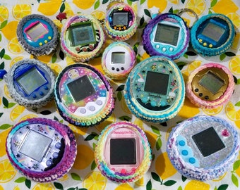 CUSTOM Tamagotchi Crochet cases for various Models