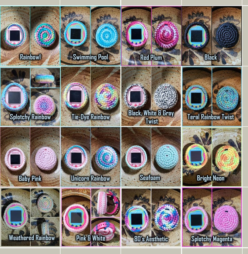 Tamagotchi SMART & UNI Crochet Cases COTTON Yarn image 3