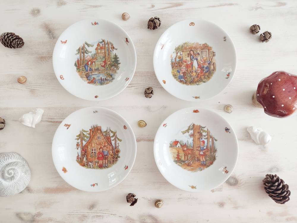 Zweckart Baby Warmhalteteller - Hänsel Und Gretel Motiv Aus Porzellan