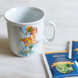 Geschenk Elfenbox Mädchen/ Elfe Fee Margeritenfee Blumenelfe Wiesenelfe/ Geschenkkarton Geschenkbox Karte/ Kindertasse/ Elfentür/ Geburtstag Bild 5