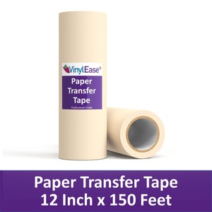  6 x 300' Roll of Clear Transfer Tape for Vinyl, Made in  America, Vinyl Transfer Tape for Cricut Crafts, Decals, and Letters : Arts,  Crafts & Sewing