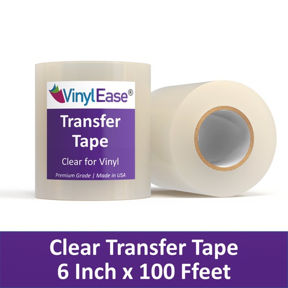 CLEAR Transfer Tape High Tack for Sign or Craft Vinyl Four Sizes Available.  100% Satisfaction Guaranteed USA Made/shipped 