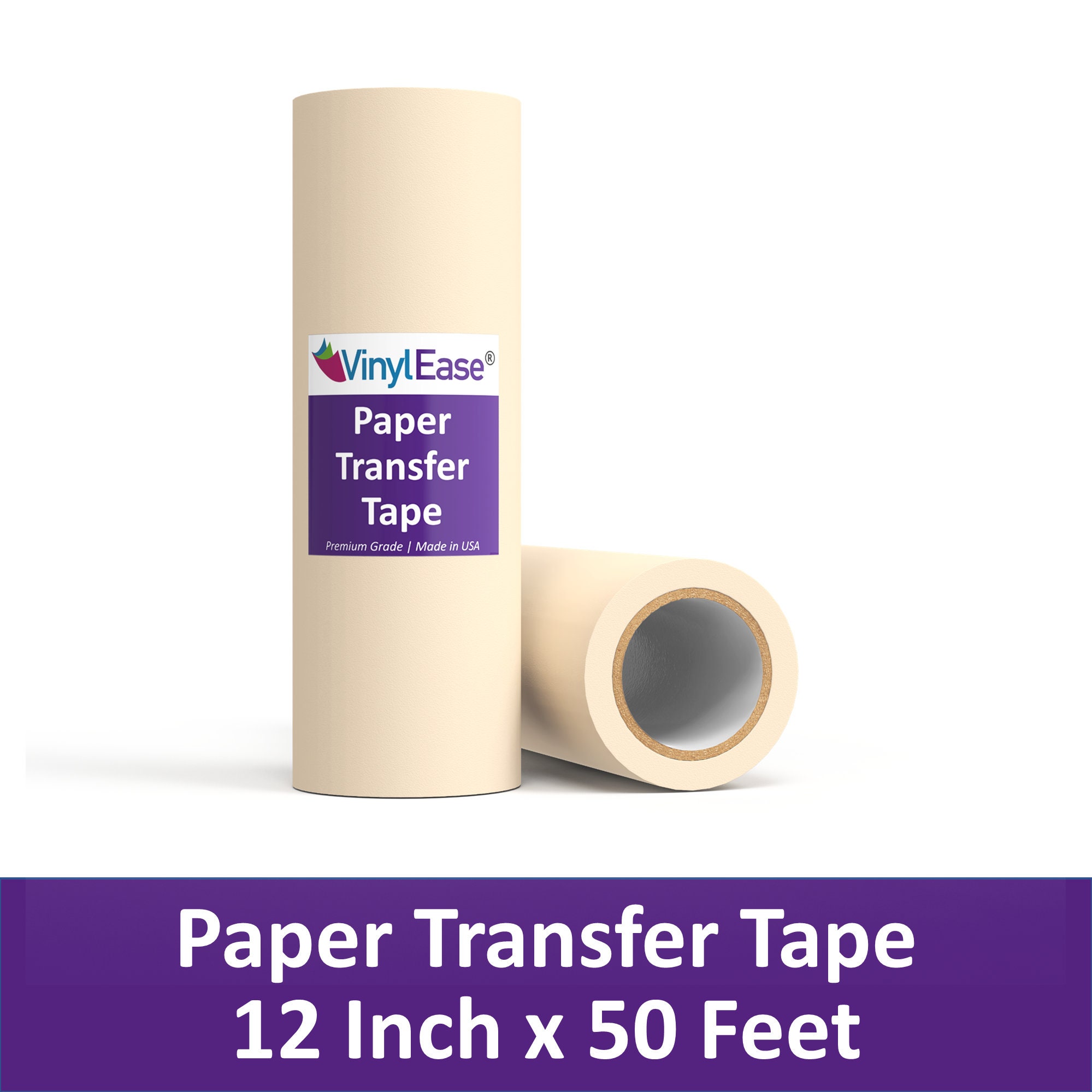 Paper 12x30' Transfer Tape Roll w/ 1 Grid-Lines