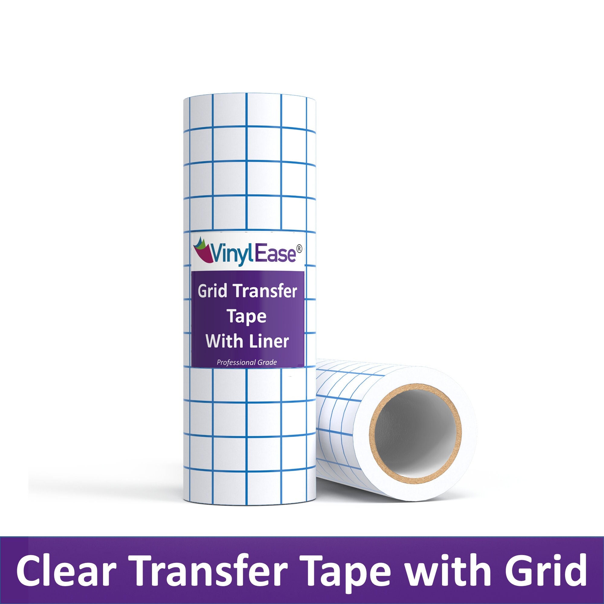 Transfer Tape for Vinyl, 48 inch x 100 Yards, Clear Film with Medium-High  Tack Adhesive. American-Made Application Tape for Vinyl Graphics