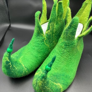 Elf shoes for children hand felted Gr. 34-36 image 3