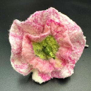 Keychain - Flower with double blossom - Felt