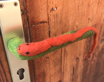 Amortiguador de manija de puerta - serpiente