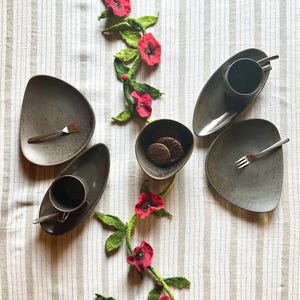 Felt flower garland