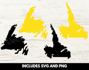 Newfoundland and Labrador SVG, Canada Provinces SVG, Cut File Design, Commercial Use, Canadian Provinces PNG, Canada Cut Files, nfld