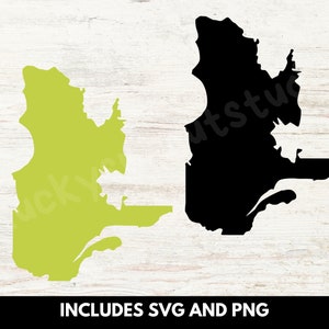 Quebec SVG, províncias do Canadá SVG, design de arquivo cortado, uso comercial, províncias canadenses PNG, arquivos cortados do Canadá