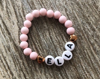 Baby bracelet for birth birth chain name pearl bracelet name bracelet baby gift newborn