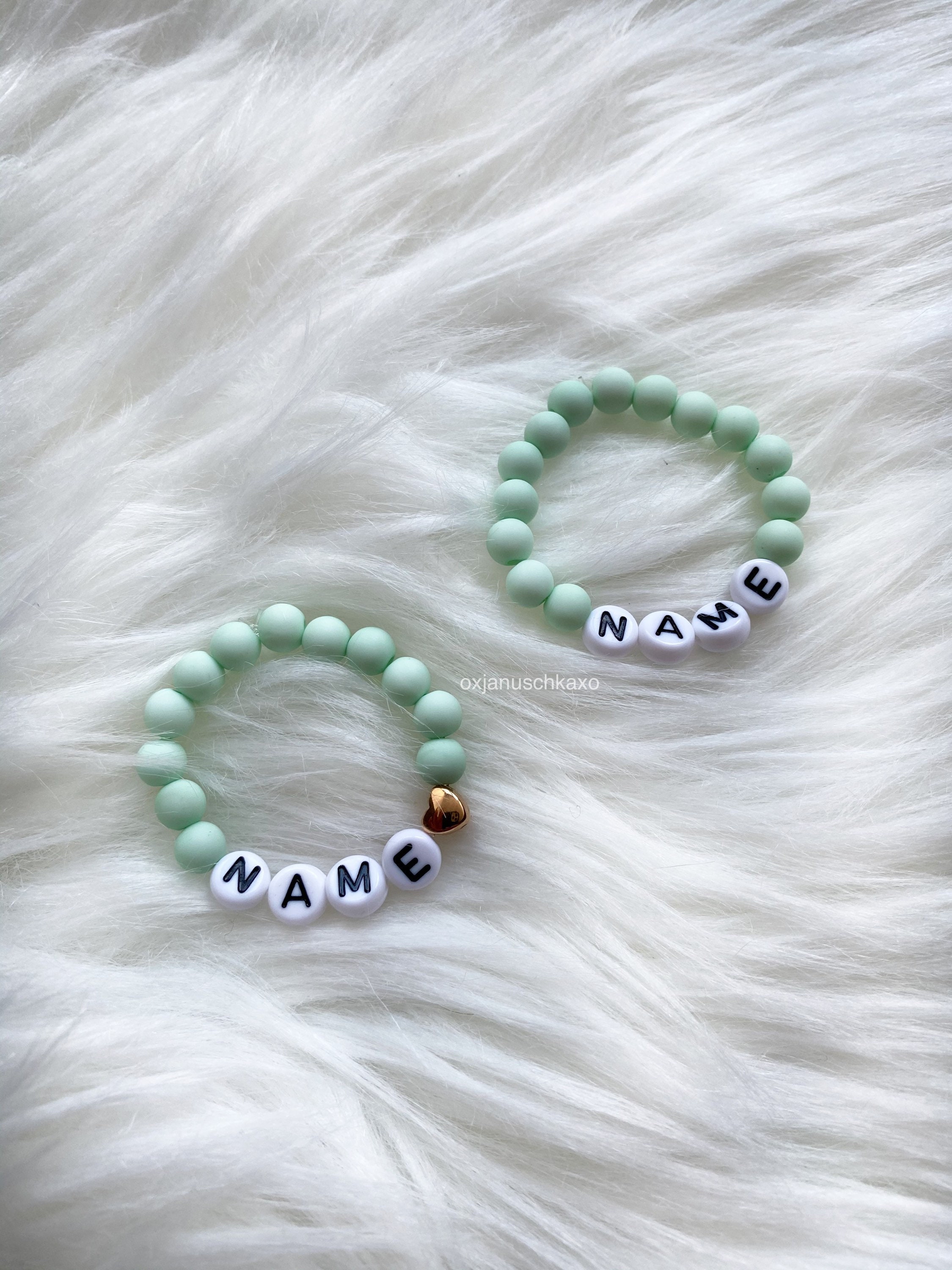 Newborn Birth Chain Anklet Regalo bebé fiesta bebé menta Etsy