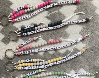 School personalized arithmetic chain alphabet 15 wooden beads slide rule count learning school enrollment school cone