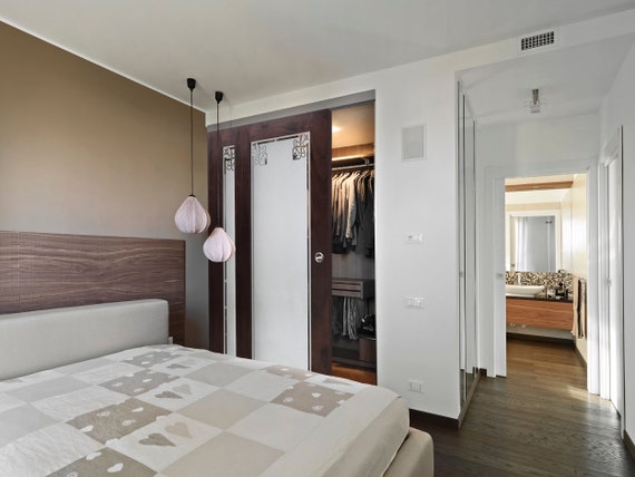 Bypass Solid Acacia Hardwood Closet Sliding Door With Frosted Design Glass Insert 48 60 Or 72 X 80 Or 96 Inches