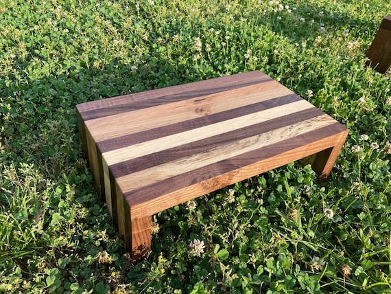 Wood Step Stool Foot Stool Bed Stool Low Riser Bed Steps Kitchen Stool Etsy Ireland