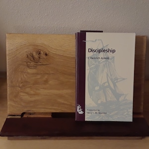 Bibelhalter aus Massivholz /Kochbuchständer /Kochbuchständer /Klappbuchständer /Kochbuchständer /Tablethalter / I-Pad Ständer / Schreibtisch Organizer