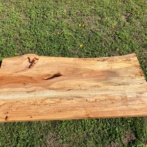 Live edge Hickory tabletop