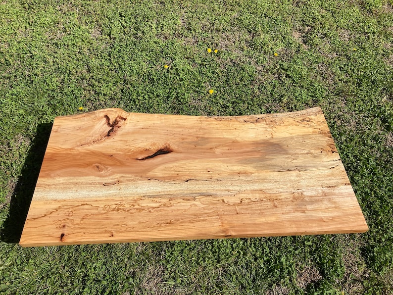 Live edge Hickory tabletop
