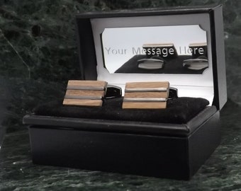 5e huwelijksverjaardag cadeaus voor echtgenoot hem houten jubileumcadeau, 5e verjaardag hout jubileumcadeau man hout cadeau manchetknopen