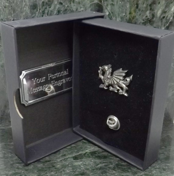 Red Setter Silver Pewter Lapel Pin Badge With A Beautiful Gift Bag