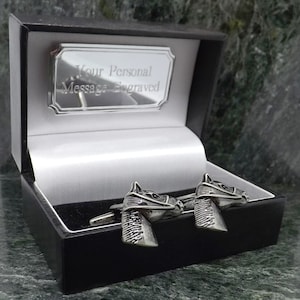 Horse Cufflinks Personalised Cufflinks Silver Cufflinks Pewter Cufflinks English Antique Silver Cufflinks Mens Gift Birthday horse Cuff Link