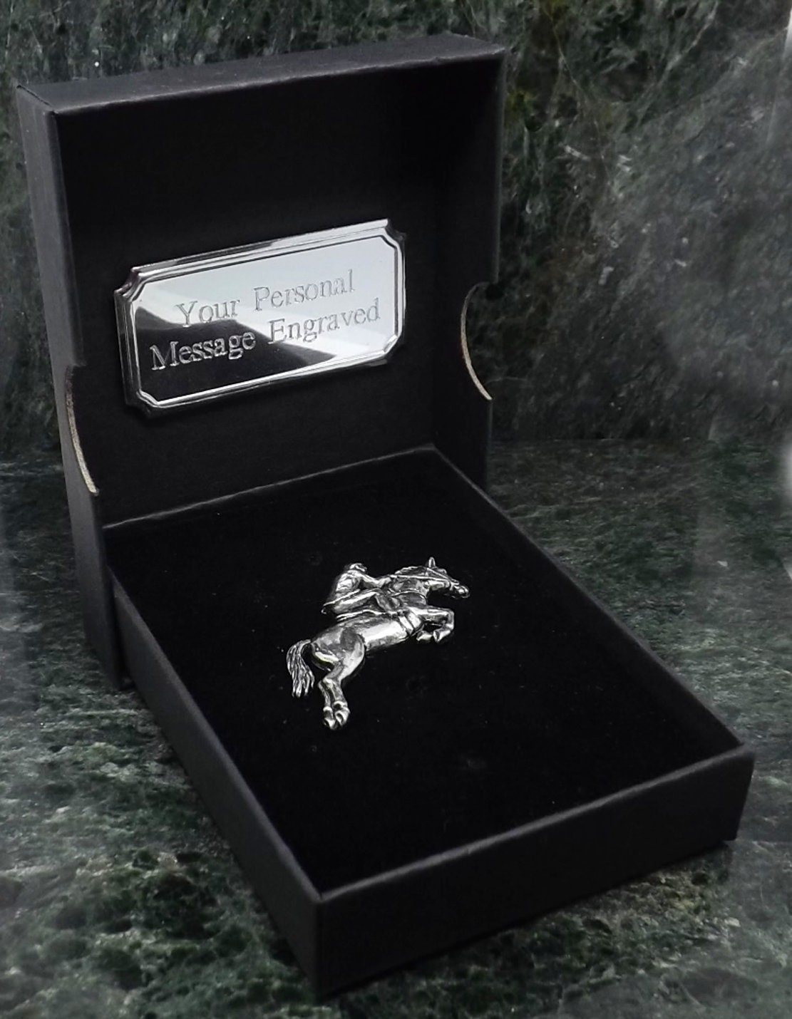 Horse Lapel Pin English Pewter Pin Badge Silver Horse Gifts Etsy