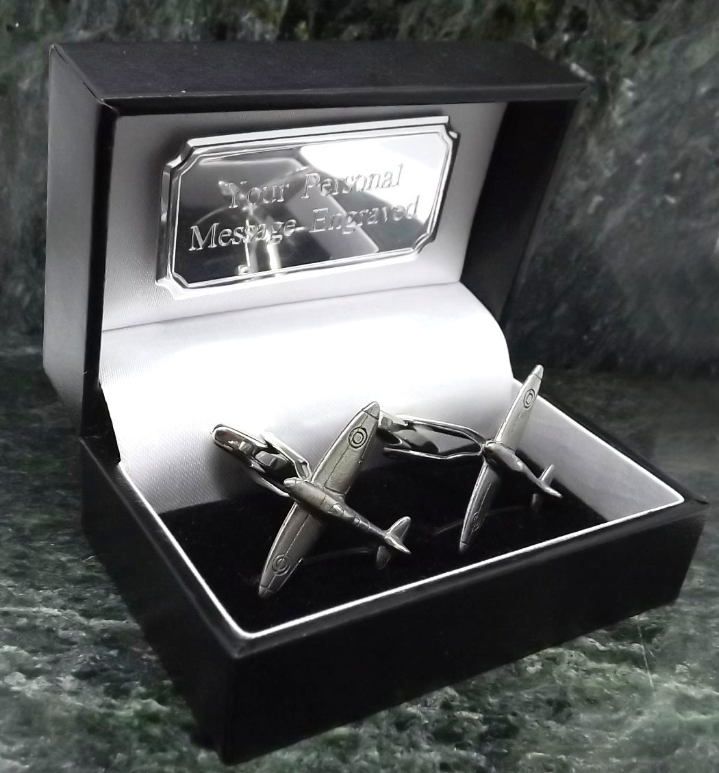 Spitfire cufflinks silver best sale