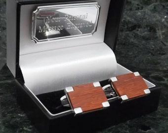 Hout 5e verjaardag cadeau voor hem Manchetknopen houten verjaardag cadeau voor hem 5 jaar verjaardag hout verjaardag cadeau man hout Manchetknopen