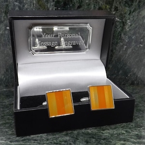 Abotoaduras laranja Abotoaduras esmaltadas Abotoaduras personalizadas presentes para homens presentes para mulheres presente personalizado Abotoaduras de casamento abotoadura abotoadura