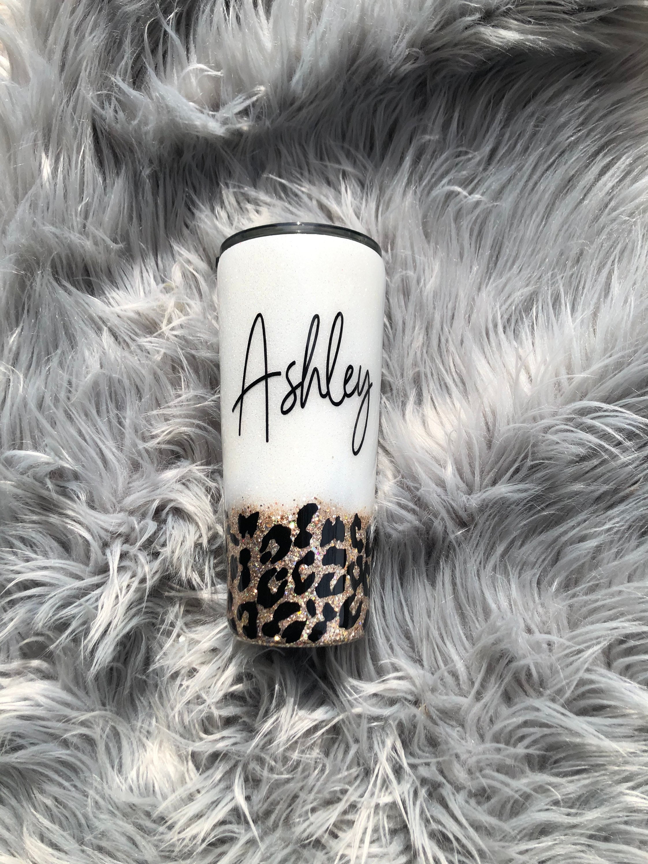 Simple Modern: Laser Engraved 24oz Leopard Stainless Steel Tumbler