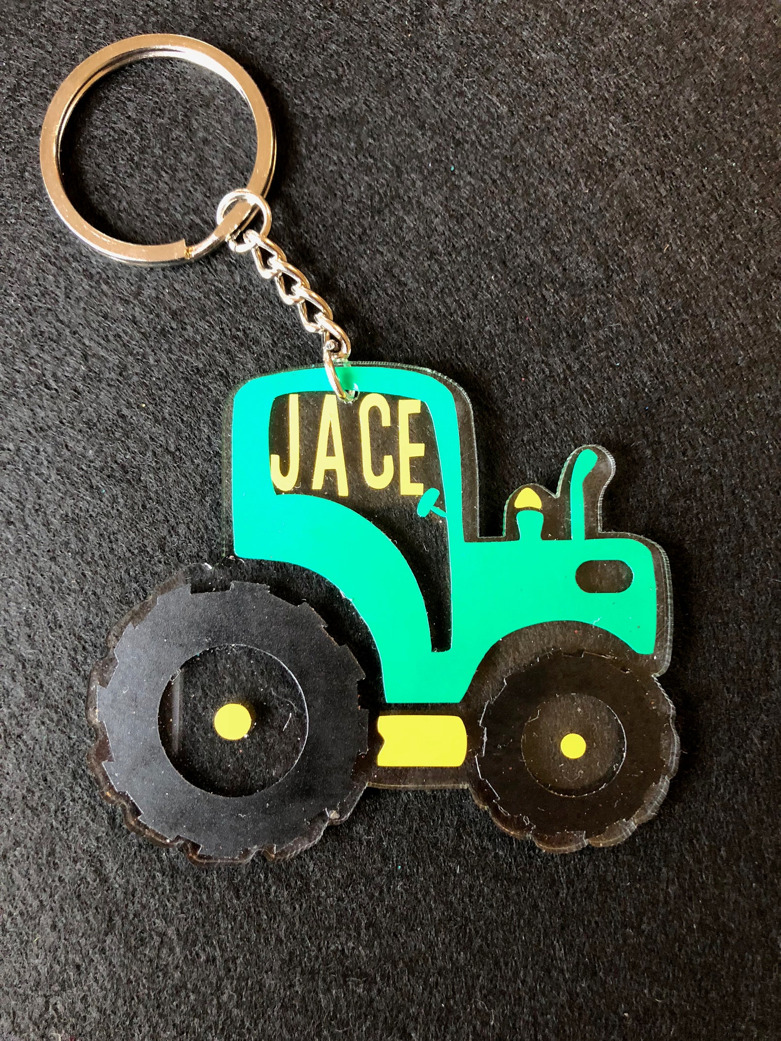 Tractor Keychain Tractor gift Personalized tractor Gift Etsy