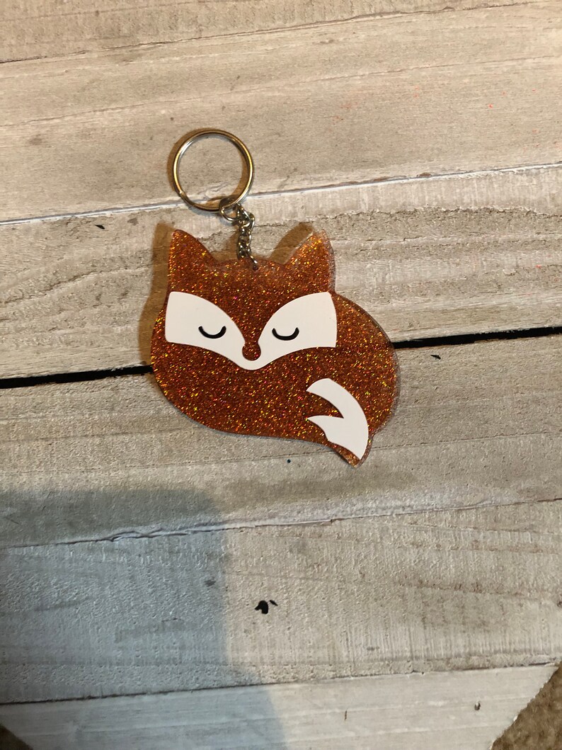 Fox keychain fox keychain gift cute fox keychain fox lover Etsy