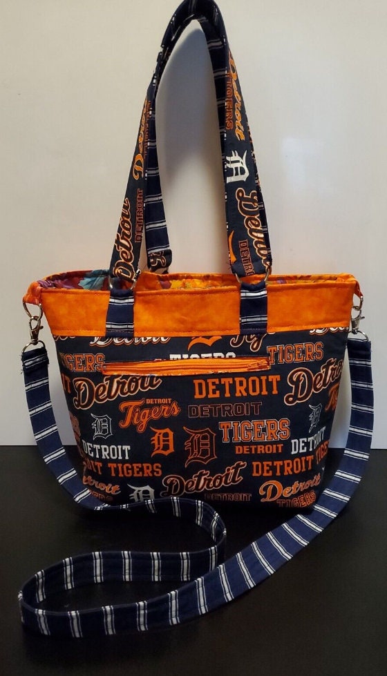 Dooney & Bourke Orange Navy Stripe Detroit Tigers Nylon