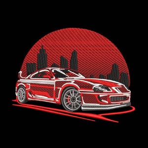 Embroidered Car Longall main image 1