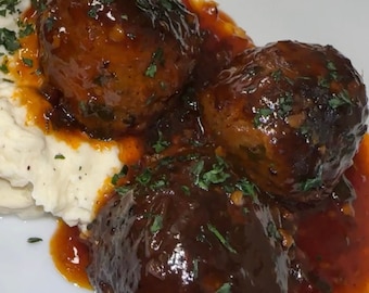 Jerk Honey BBQ Meatballs