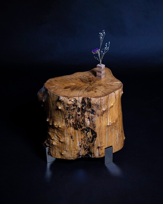 Timber Stump Coffee Table Side Table SWEATY STUMP Etsy