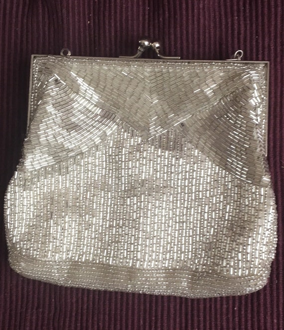 vintage magid beaded purse