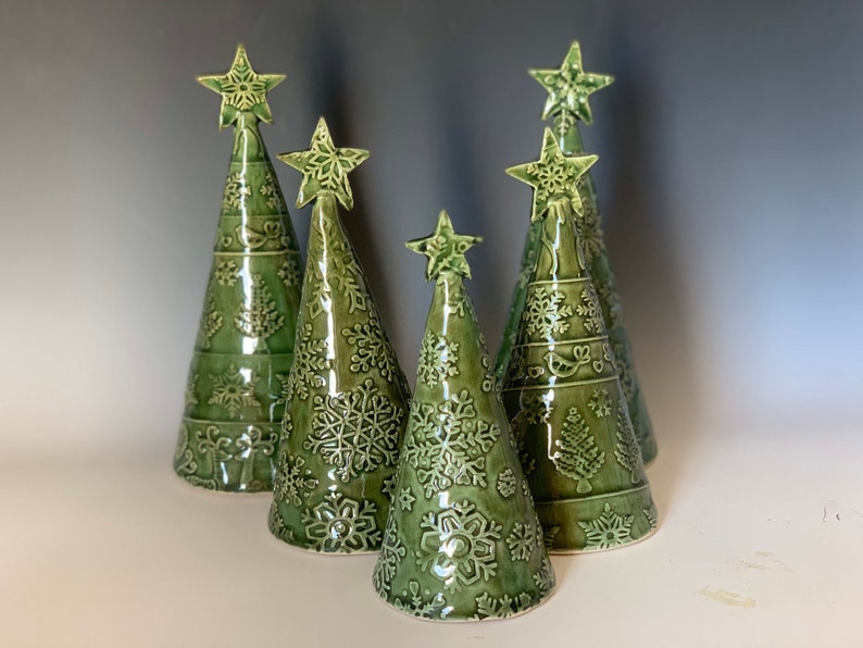 Holiday, Ceramic Christmas Tree, Holiday Decor, Unique Holiday, Christmas, Christmas Tree image 2