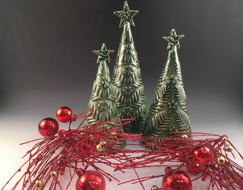 Holiday, Ceramic Christmas Tree, Holiday Decor, Unique Holiday, Christmas, Christmas Tree image 3