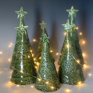 Holiday, Ceramic Christmas Tree, Holiday Decor, Unique Holiday, Christmas, Christmas Tree image 1