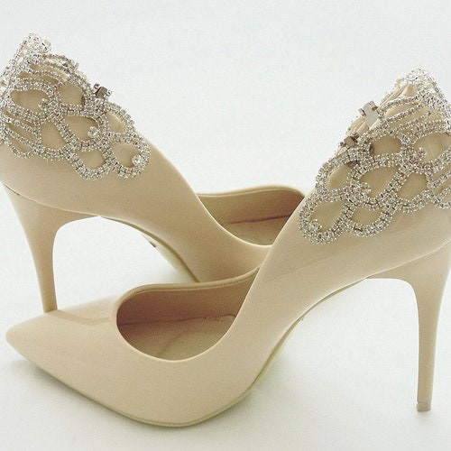 Jewelry Gold Shoe Clips Shoes Clip Wedding Bridal Decorations Etsy