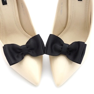 Black bows Shoe Clips Shoes Clip Schuhclips Bows Bow Judaeve