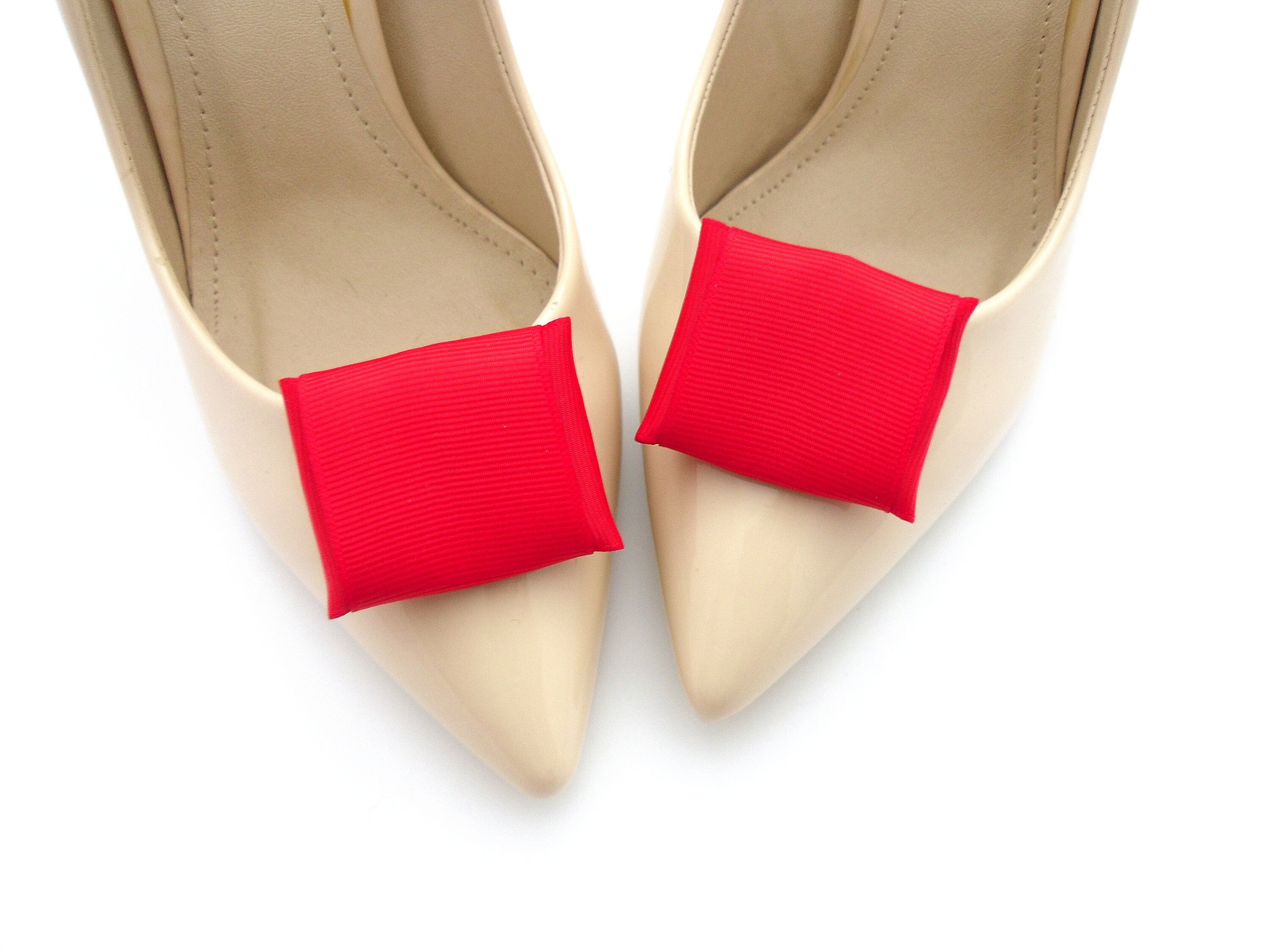 Red shoe clips shoes clips red shoe bows bow wedding shoe Etsy
