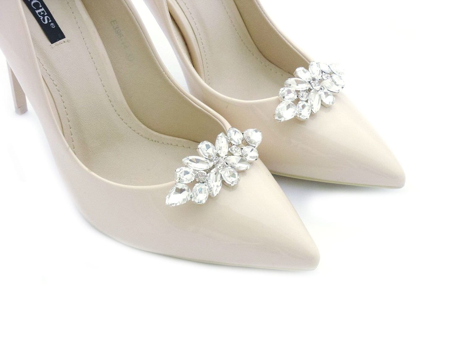 Silver Jewelry Shoe Clips Rhinestones Shoes Clip Schuhclips Etsy UK